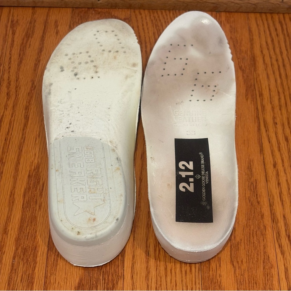 Golden Goose VCE 2.12 High‎ Top Shoes Womens Size 38 Blue Leopard Print Italy - Picture 15 of 16